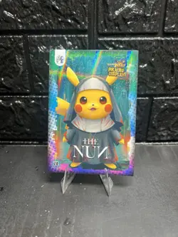 The Nun (Pikachu) #74 - Galaxy Holo - Electric Pikachu Cosplay - Pokemon NM - Image 1