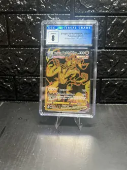 SINGLE STRIKE URSHIFU VMAX Brilliant Stars Holo Rare #TG29 CGC 8 Pokemon TCG - Image 1