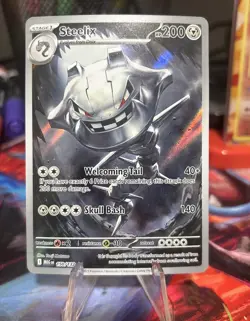 Steelix 150/132 Illustration Rare Mega Evolution Pokemon Holo Near Mint - Image 1