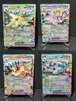 Pokemon Prismatic Evolutions Eeveelution EX Lot Of 4 Mint - Image 1