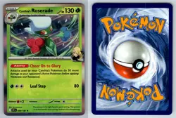 Cynthia's Roserade 008/182 Rare Destined Rivals Pokemon NM - Image 3