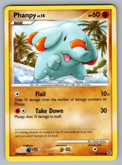 Phanpy 98 132 C Secret Wonders Pokemon LP - Image 1