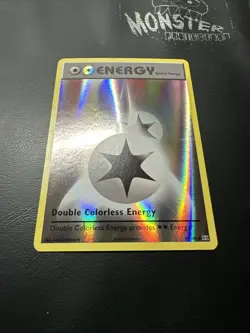 POKEMON DOUBLE COLORLESS ENERGY HOLO EVOLUTIONS 90/108 - Image 2