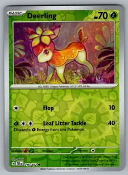 Deerling 016 162 C Temporal Forces Pokemon NM - Image 1