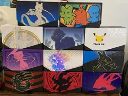 11 Empty Pokemon Box ETB Mixed Lot PRIMASTIC/CELLY/FUSION/CROWN/ASTRAL & More! - Image 1