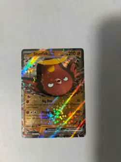 Stunfisk ex 114/217 Double Rare ME: Ascended Heroes Pokemon Near Mint - Image 1