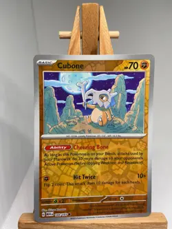 Cubone - Reverse Holo - Scarlet & Violet 151 104/165 - MINT - Pokemon - Image 1
