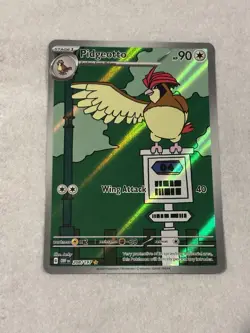 Pidgeotto 208/197 SV03: Obsidian Flames Illustration Rare Pokemon Holo NM - Image 3