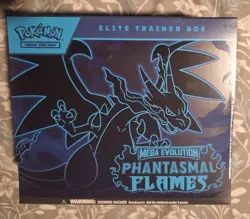 POKEMON TCG PHANTASMAL FLAMES ELITE TRAINER BOX ETB Factory Sealed - Image 1