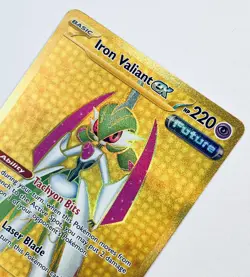 Iron Valiant ex - 261/182 Hyper Rare Pokemon TCG SV04 - Paradox Rift - Image 4