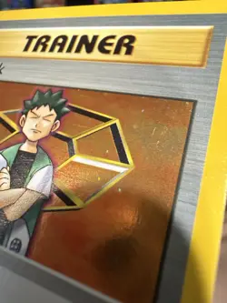 Pokemon TCG Brock Gym Heroes Holo - Image 2