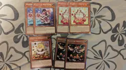 Yugioh RA04 Madolche Deck Core Lot - Magileine Anjelly Hootcake Puddingcess - Image 1