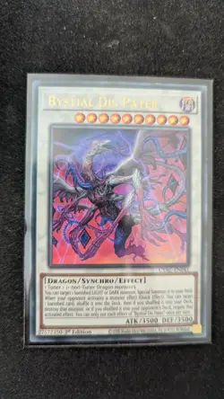 Yugioh EUROPRINT Bystial Dis Pater Ultra Rare CYAC-EN041 1st Ed LP - Image 1