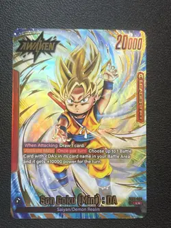 Son Goku (Mini) DA Leader FB05-001 Alt Art New Adventure Dragon Ball Super Card - Image 1