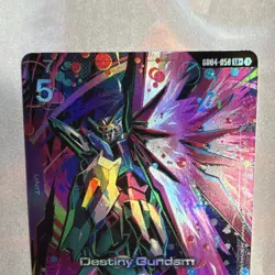 Bandai Destiny Gundam LR+ Phantom Aria Holo G004-050 Gundam Card Game - Image 3