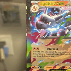 Mega Charizard X/Mega Sharpedo EX Same Card Phantasmal Flames MIS CUT ERROR - Image 2