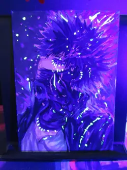 Dabi / Toya Hand Drawn 1/1 Sketch Art Card Studio My Hero Academia Blacklight - Image 5