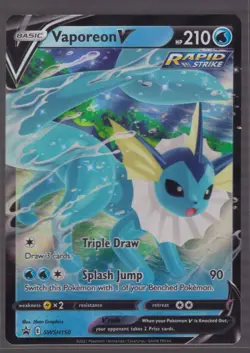 Vaporeon V - SWSH150 - SWSH: Sword & Shield Promo Cards (SWSD) SWSH150 / Promo - Image 1
