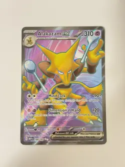 Alakazam ex - 188/165 - Pokemon 151 Full Art Ultra Rare Card NM - Image 1
