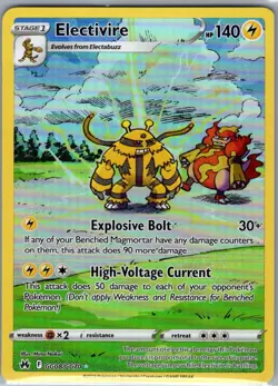 Electivire GG08/GG70 Crown Zenith: Galarian Gallery - Pokemon Card - NM - Image 1