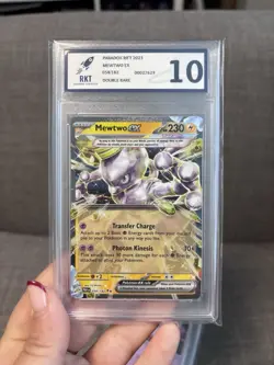 Bundle 3 MewTwo Pokemon Card Slabs Bundle RKT Graded 10 English - Image 2