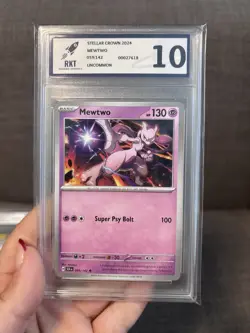 Bundle 3 MewTwo Pokemon Card Slabs Bundle RKT Graded 10 English - Image 4