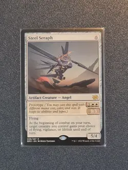 MTG Steel Seraph - BRO - Near Mint+ Condition - Image 1