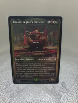 Caesar, Legion's Emperor MTG Fallout Foil, Thick Stock - MINT - Image 1