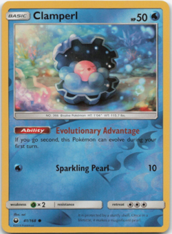 Pokemon - Clamperl - 41/168 - Reverse Holo - Celestial Storm - NM/M - Image 1