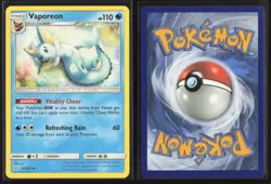 Vaporeon 42/236 Uncommon Cosmic Eclipse Pokemon Lightly Played - Image 3