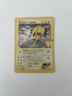 Pokemon Rocket's Zapdos 15/132 Celebrations Classic Collection Holo English - Image 1