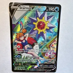Pokemon Starmie V Ultra Rare TG13/TG30 Astral Radiance 190 HP Holo English - Image 1
