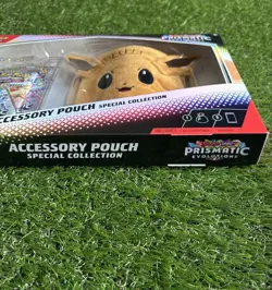 Pokemon Prismatic Evolutions Accessory Pouch Special Collection SEALED - Image 3