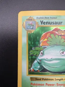 1999 Pokemon Venusaur 015/102 Base Set (Shadowless) Holo [NM] NEVER PLAYED - Image 3