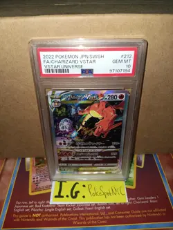 Pokemon 2022 VStar Universe Charizard Vstar PSA 10 Gem Mint #212 Japanese - Image 1