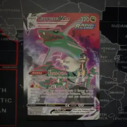Pokemon Rayquaza VMAX Rapid Strike Full Art Ultra Rare Holo TG20/TG30 - Image 3