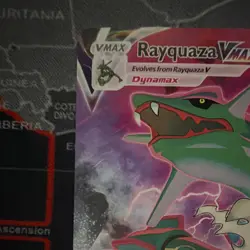 Pokemon Rayquaza VMAX Rapid Strike Full Art Ultra Rare Holo TG20/TG30 - Image 5