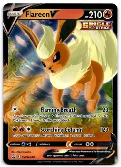 Flareon V SWSH149 Holo Promo Sword & Shield Promo Pokemon Holo Near Mint - Image 1