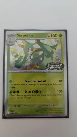 Pokemon TCG Serperior MEP 064 Promo Perfect Order Build & Battle Deck LP - Image 1