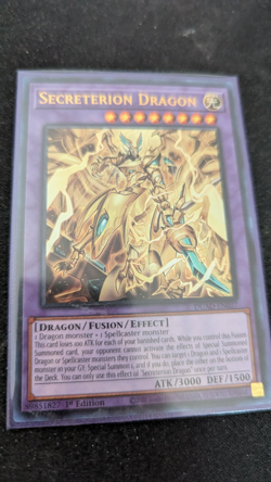 Yugioh Secreterion Dragon Ultra Rare DUAD-EN037 Near-Mint 1st Edition - Image 1