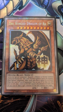 Yugioh The Winged Dragon of Ra - RA05-EN130 - Starlight Rare Stamped - Image 1