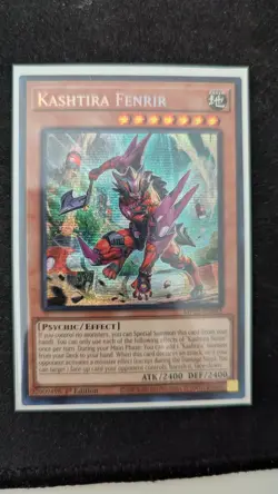 Yugioh Kashtira Fenrir Prismatic Secret Rare MP23-EN163 1st Edition NM - Image 1
