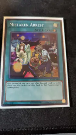 1x Yu-Gi-Oh! TCG Mistaken Arrest - OP29-EN009 - Super Rare - NM - Image 1