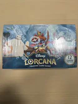 Disney Lorcana TCG Azurite Sea 24 Packs Booster Box Brand New & Factory Sealed! - Image 1