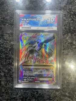 M Blastoise EX 102/108 Evolutions Ultra Rare Ace 10 Pokemon TGC - Image 1