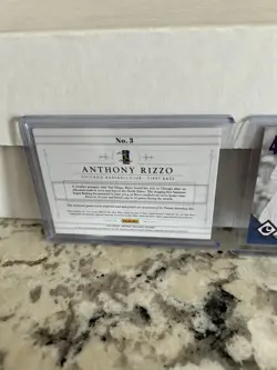 Anthony Rizzo 2014 National Treasures Players Choice Relic Auto /99 Cubs Extra - Image 3
