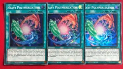 X3 RA05-EN071 Heavy Polymerization : Super Rare Card : 1st Edition : YuGiOh TCG - Image 1