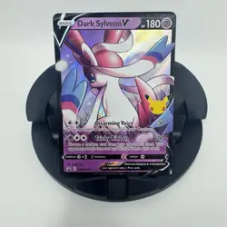 2021 Pokemon TCG Dark Sylveon SWSH134 Celebrations Art Black Star Promo Card NM - Image 1