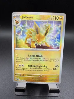 Pokemon 2025 Prismatic Evolutions Jolteon 29/131 Master Ball Reverse Holo - Image 1