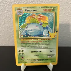 Pokemom Celebrations Venusaur 25th anniversary Pokemon 15/102 NM/M - Image 1